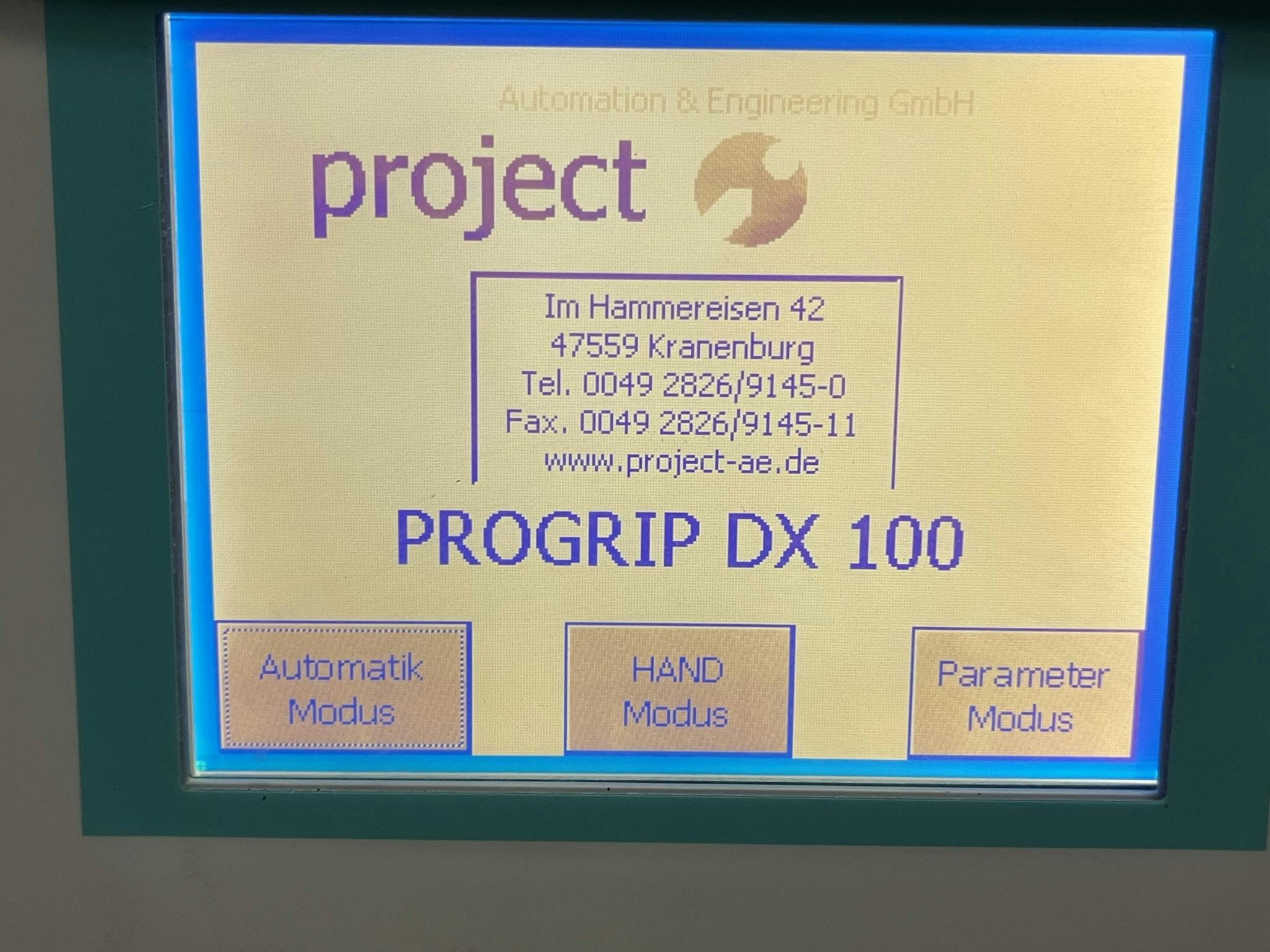 Detail of project A & E Progrip DX100