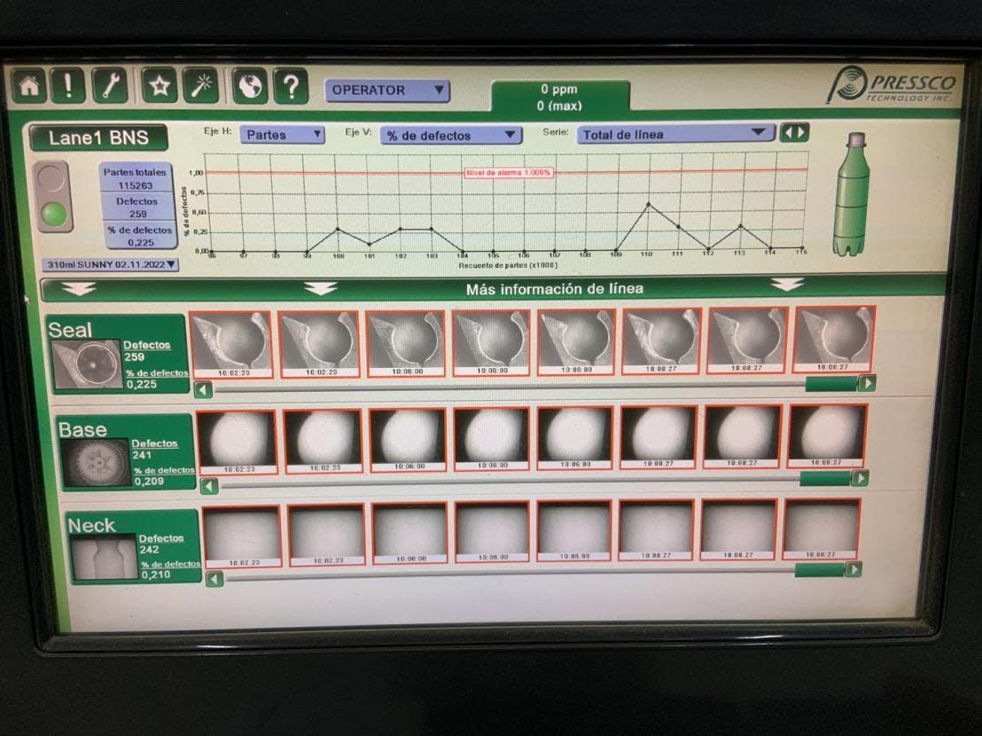 Control unit of SIDEL SBO 20 Universal Eco2 