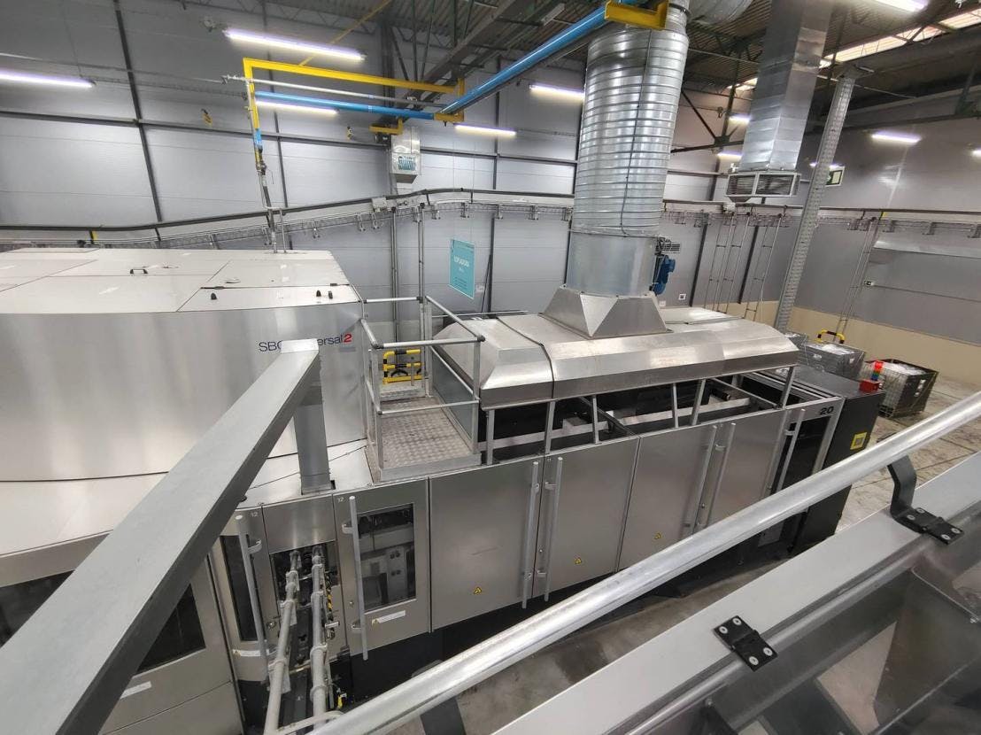 Right view of SIDEL SBO 20 Universal Eco2 