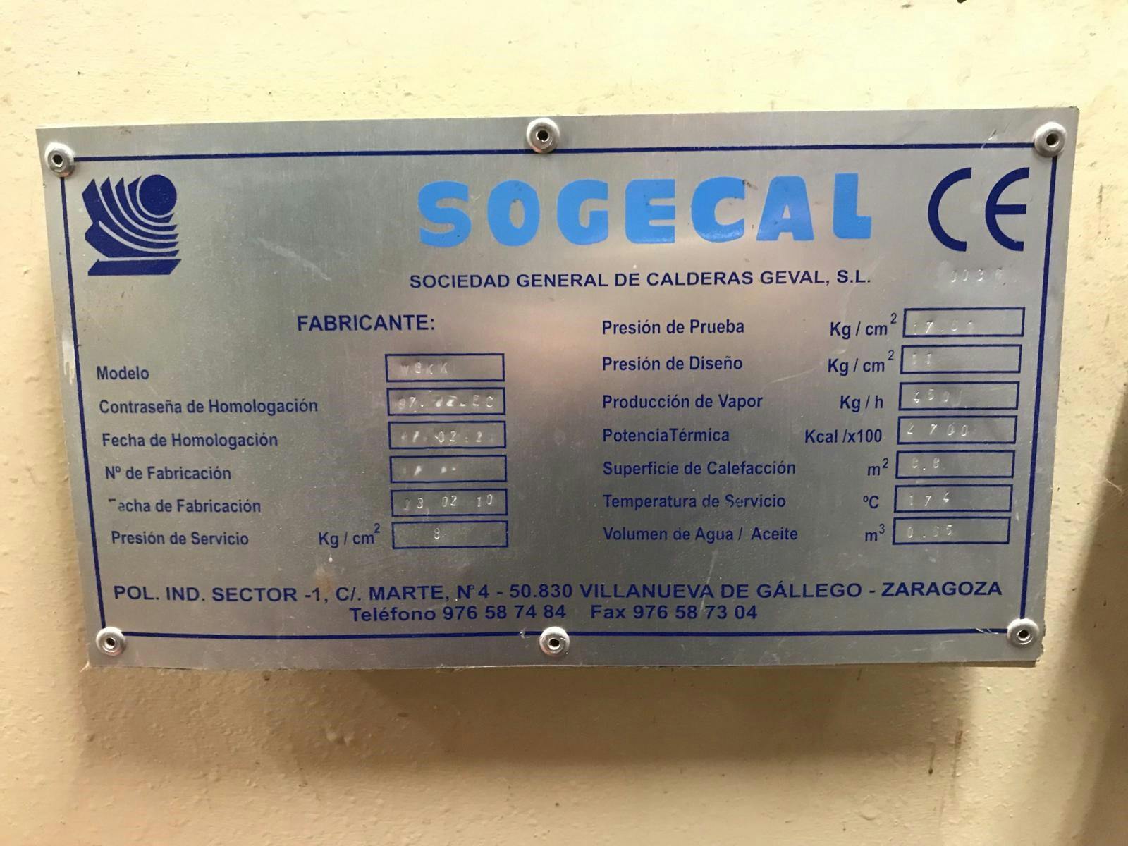 Accessories of Sogecal M8KK 